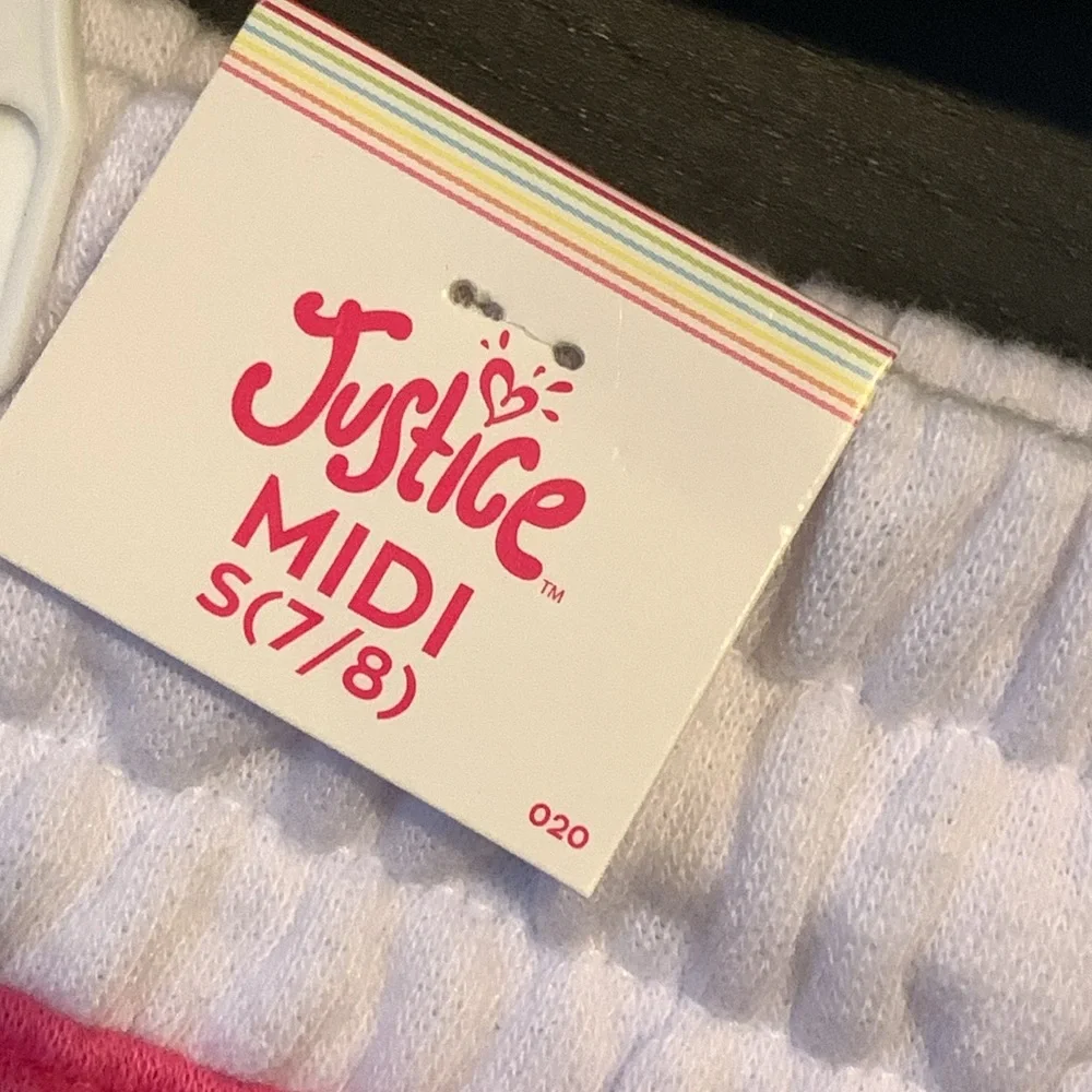 Justice Girls J-Sport French Terry Fleece Colorblock Shorts